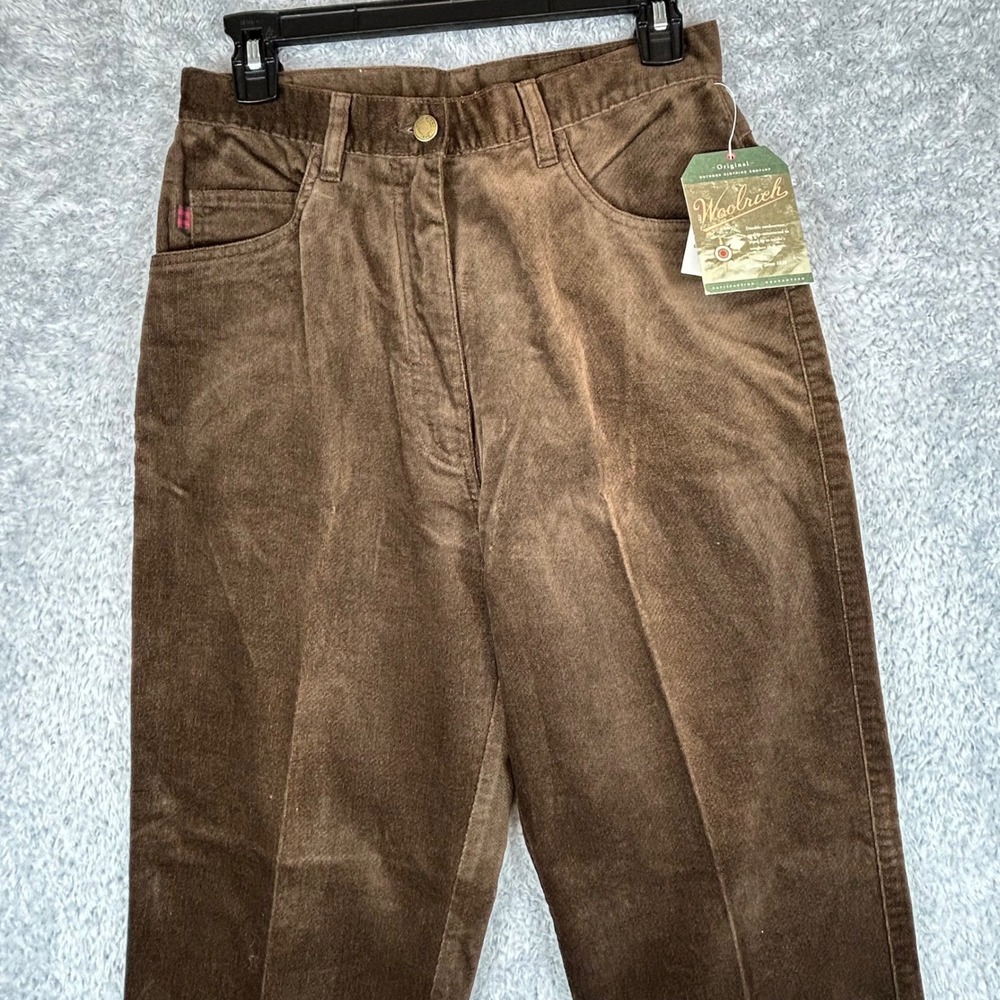 Vintage Woolrich Womens Brown Corduroy Pants Size 8 Outdoor‎ Clothing NWT - Picture 2 of 13